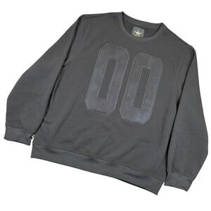 Maxi Milian 00 Graphic Sweatshirt Mens 5XL Black Embroidered Pullover Streetwear